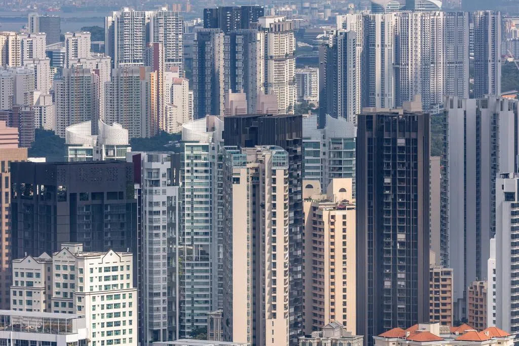 Singapore financial district