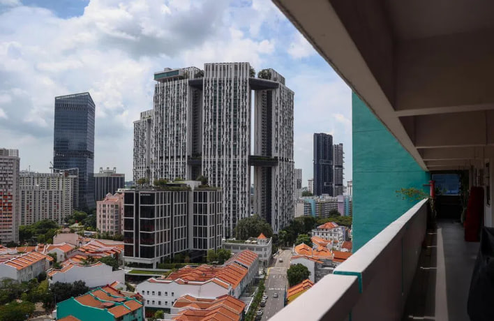 Singapore HDB housing blocks